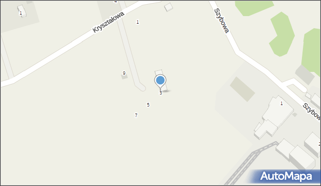 Sobin, Kryształowa, 3, mapa Sobin