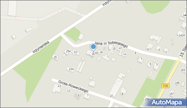 Sochaczew, Króla Jana III Sobieskiego, 21, mapa Sochaczew