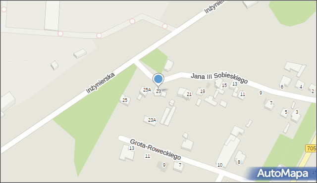 Sochaczew, Króla Jana III Sobieskiego, 23, mapa Sochaczew