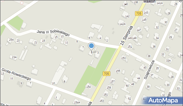 Sochaczew, Króla Jana III Sobieskiego, 5, mapa Sochaczew