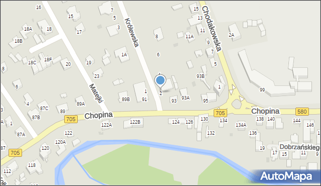 Sochaczew, Królewska, 2, mapa Sochaczew