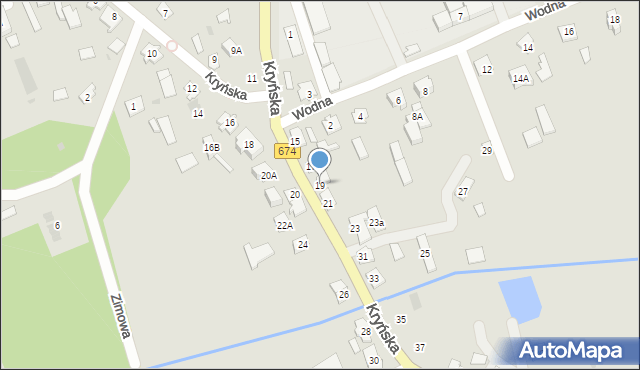 Sokółka, Kryńska, 19, mapa Sokółka