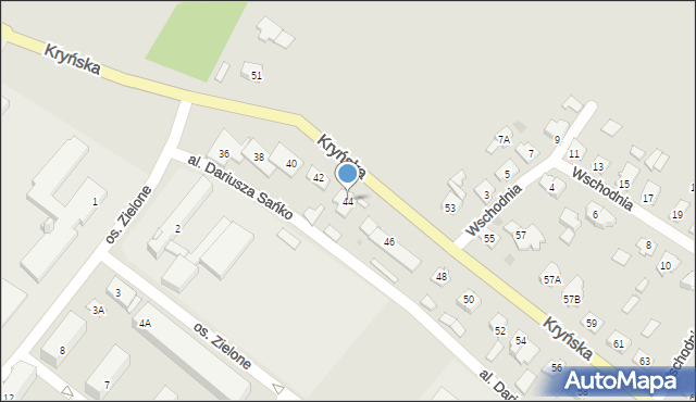 Sokółka, Kryńska, 44, mapa Sokółka