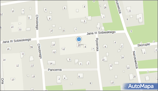 Sokolniki-Las, Króla Jana III Sobieskiego, 10, mapa Sokolniki-Las
