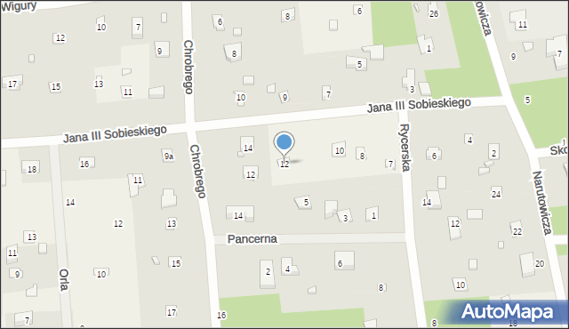 Sokolniki-Las, Króla Jana III Sobieskiego, 12, mapa Sokolniki-Las