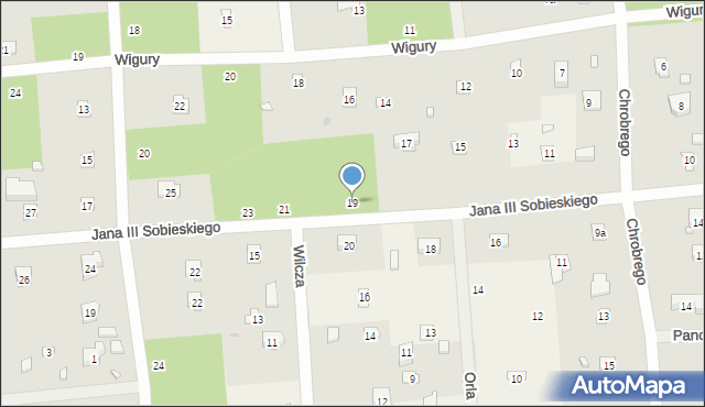 Sokolniki-Las, Króla Jana III Sobieskiego, 19, mapa Sokolniki-Las