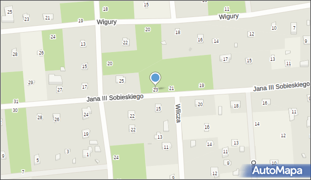 Sokolniki-Las, Króla Jana III Sobieskiego, 23, mapa Sokolniki-Las