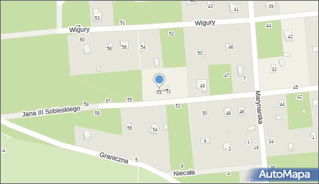 Sokolniki-Las, Króla Jana III Sobieskiego, 53, mapa Sokolniki-Las