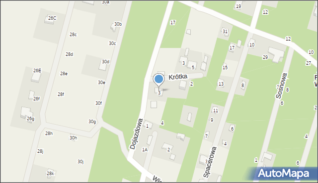 Sokolniki-Las, Krótka, 4, mapa Sokolniki-Las