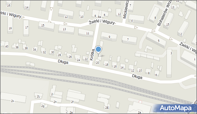 Solec Kujawski, Krótka, 3a, mapa Solec Kujawski