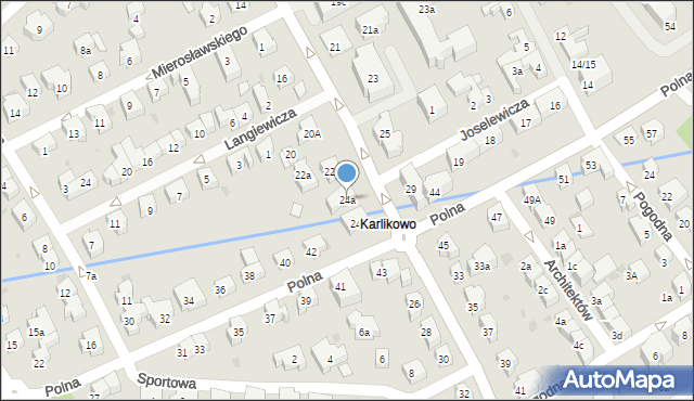 Sopot, Króla Władysława Łokietka, 24a, mapa Sopotu