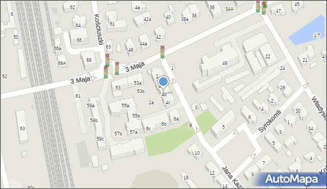 Sopot, Króla Jana Kazimierza, 4b, mapa Sopotu