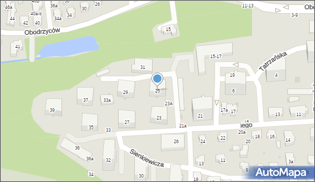 Sopot, Kraszewskiego Józefa Ignacego, 25, mapa Sopotu