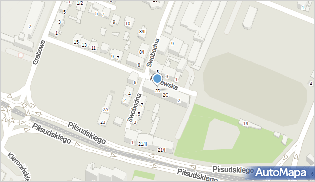 Sosnowiec, Królewska, 2D, mapa Sosnowca
