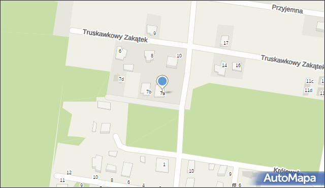 Sowlany, Królewska, 7a, mapa Sowlany