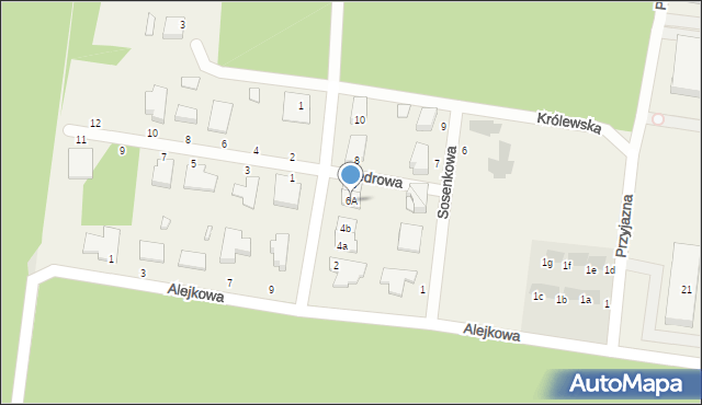 Sowlany, Królewska, 6A, mapa Sowlany