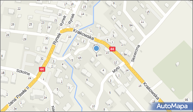 Spytkowice, Krakowska, 6, mapa Spytkowice