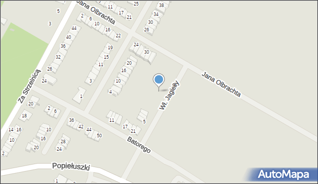 Środa Wielkopolska, Króla Władysława Jagiełły, 19, mapa Środa Wielkopolska