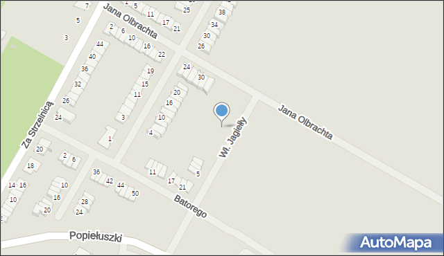 Środa Wielkopolska, Króla Władysława Jagiełły, 21, mapa Środa Wielkopolska