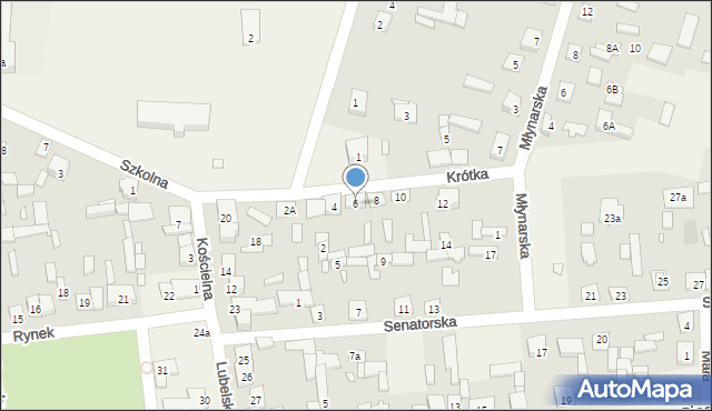 Stanisławów, Krótka, 6, mapa Stanisławów