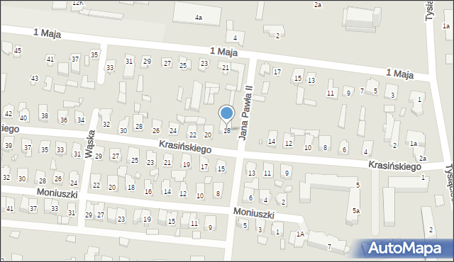 Stąporków, Krasińskiego Zygmunta, 18, mapa Stąporków