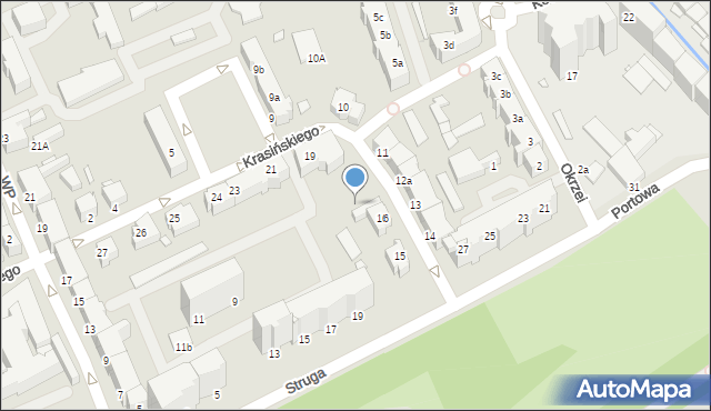 Stargard, Krasińskiego Zygmunta, 17, mapa Stargard