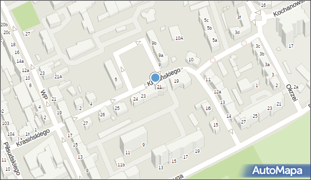 Stargard, Krasińskiego Zygmunta, 22, mapa Stargard