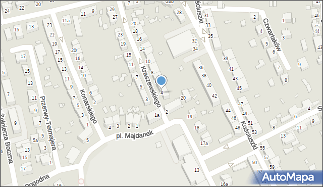 Stargard, Kraszewskiego Józefa Ignacego, 4, mapa Stargard