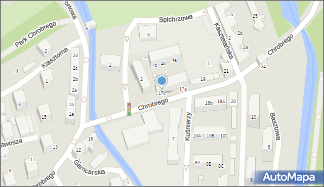 Stargard, Króla Bolesława Chrobrego, 17c, mapa Stargard