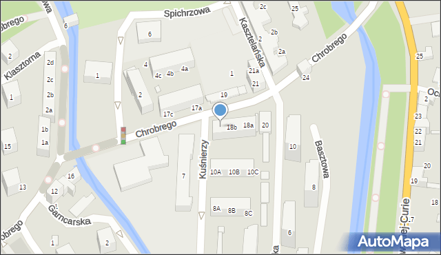 Stargard, Króla Bolesława Chrobrego, 18c, mapa Stargard