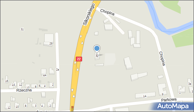 Starogard Gdański, Króla Władysława Jagiełły, 32, mapa Starogard Gdański