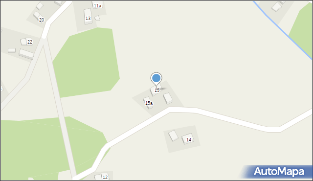 Stary Węgliniec, Kręta, 15, mapa Stary Węgliniec