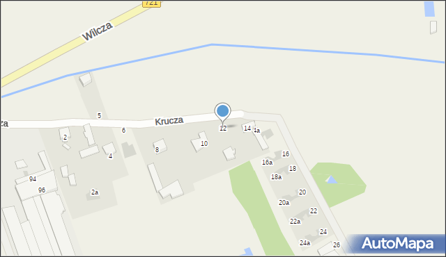 Stefanówka, Krucza, 12, mapa Stefanówka