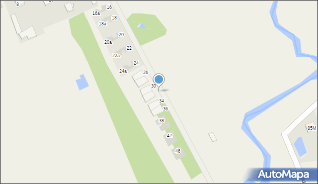 Stefanówka, Krucza, 32, mapa Stefanówka