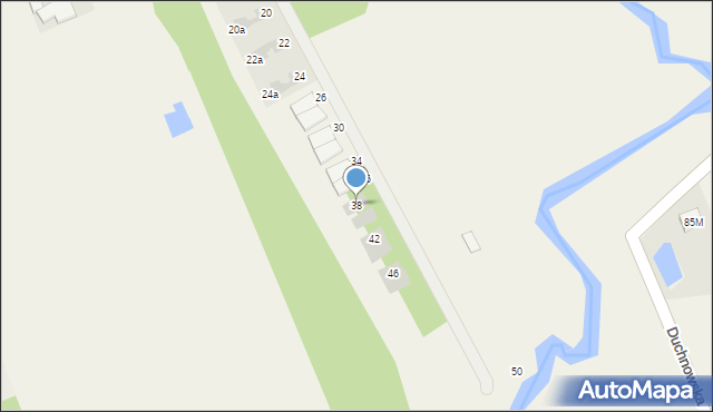 Stefanówka, Krucza, 38, mapa Stefanówka