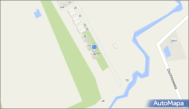 Stefanówka, Krucza, 46, mapa Stefanówka