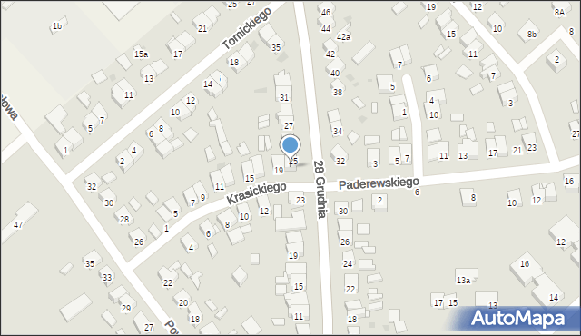 Stęszew, Krasickiego Ignacego, bp., 25, mapa Stęszew