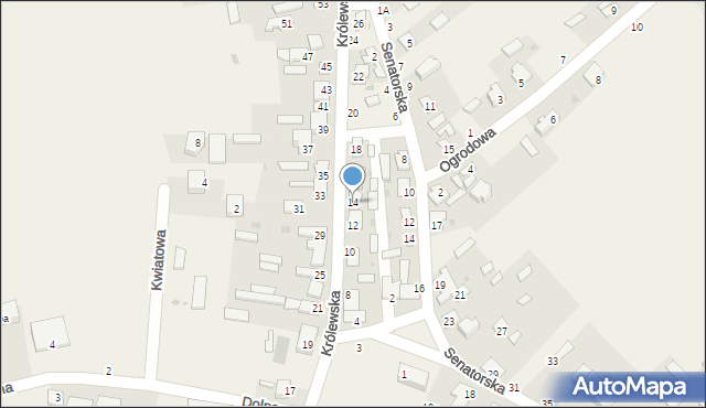 Stężyca, Królewska, 14, mapa Stężyca