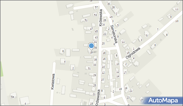 Stężyca, Królewska, 37, mapa Stężyca