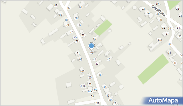 Stężyca, Królewska, 46, mapa Stężyca