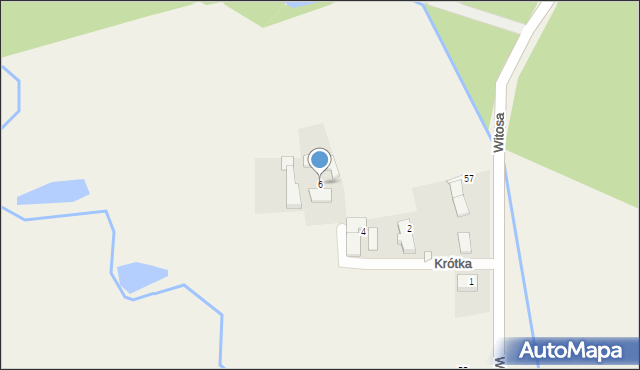 Stobrawa, Krótka, 6, mapa Stobrawa