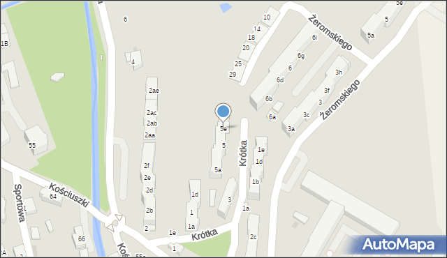 Stronie Śląskie, Krótka, 5e, mapa Stronie Śląskie