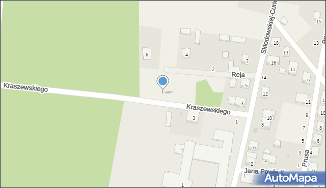 Strzebielino, Kraszewskiego Józefa Ignacego, 10, mapa Strzebielino