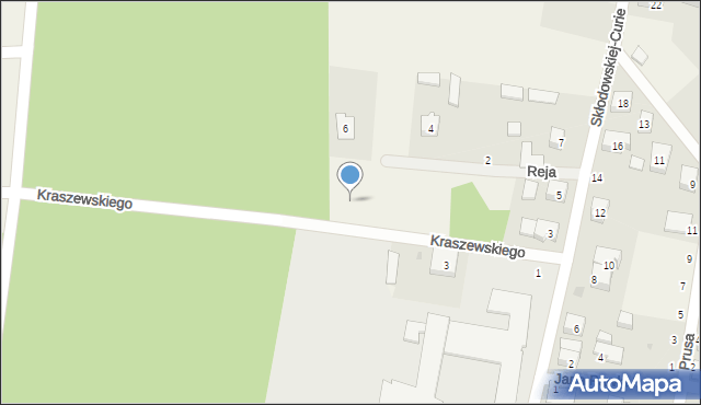 Strzebielino, Kraszewskiego Józefa Ignacego, 14, mapa Strzebielino