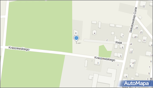 Strzebielino, Kraszewskiego Józefa Ignacego, 18, mapa Strzebielino