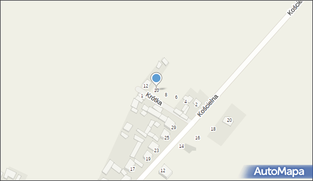 Strzegom, Krótka, 10, mapa Strzegom