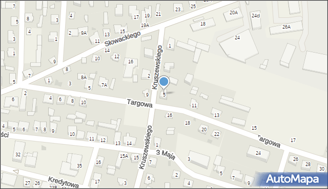 Strzegowo, Kruszewskiego-Kruka, gen., 5, mapa Strzegowo