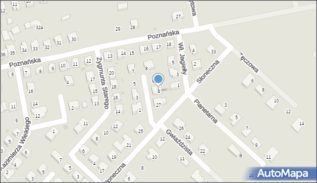 Strzelce Krajeńskie, Króla Jana III Sobieskiego, 4, mapa Strzelce Krajeńskie