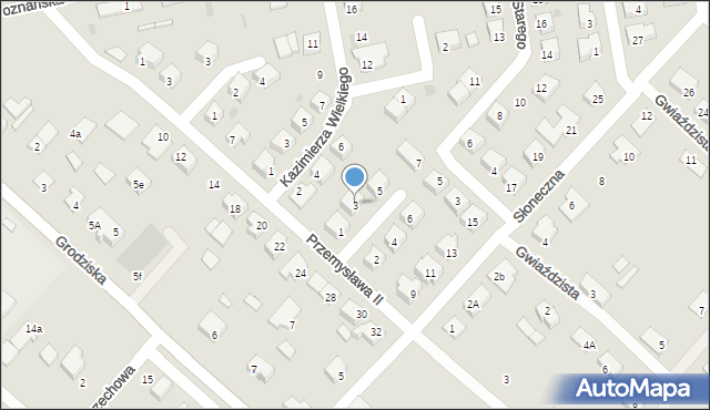 Strzelce Krajeńskie, Króla Władysława Łokietka, 3, mapa Strzelce Krajeńskie