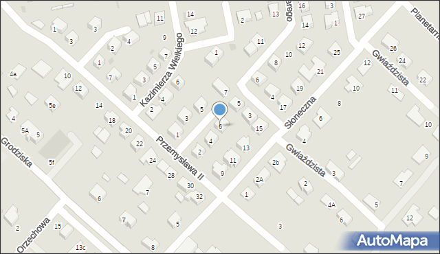 Strzelce Krajeńskie, Króla Władysława Łokietka, 6, mapa Strzelce Krajeńskie